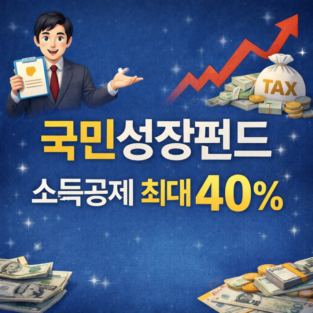 국민성장펀드 소득공제 혜택 안내